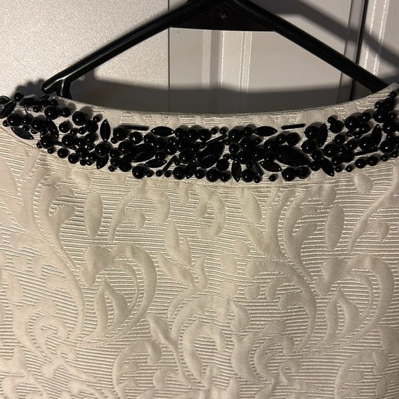 Talbots petites silk cotton blend beaded cropped size 4 women’s formal jacket - Picture 7 of 7
